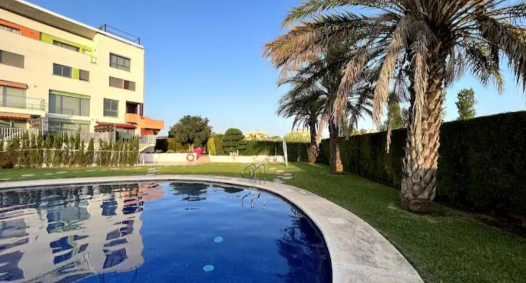 Apartamento Paz Con Terraza Y Vistas Al Mar Oliva Exterior photo