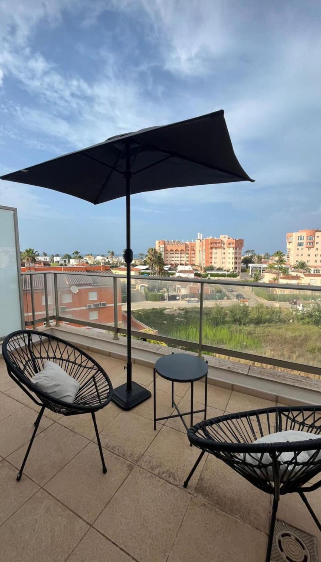 Apartamento Paz Con Terraza Y Vistas Al Mar Oliva Exterior photo